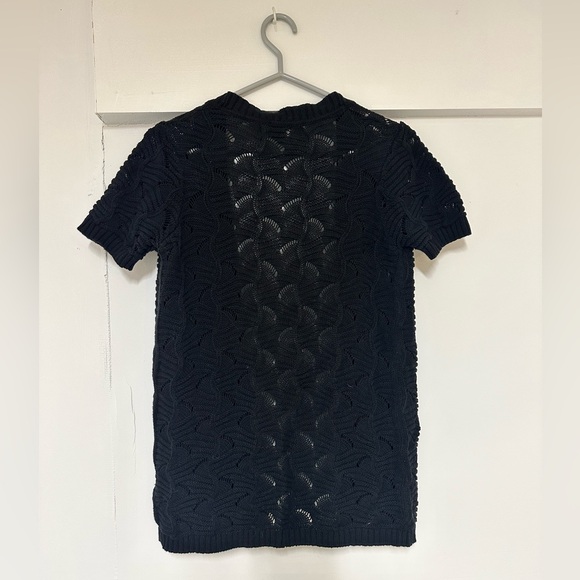 Classic Editions Short Sleeve Knit Cardigan - Picture 2 of 4